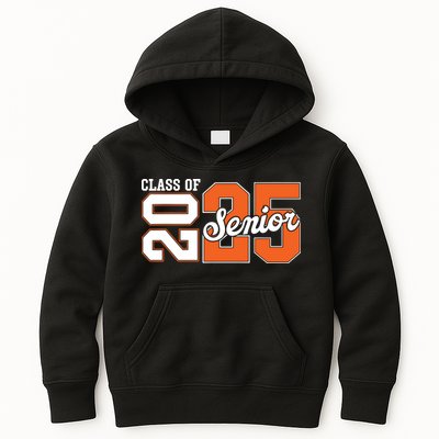 Class Of 2025 Senior 2025 Back To School 2025 Graduation 25 Kids Hoodie