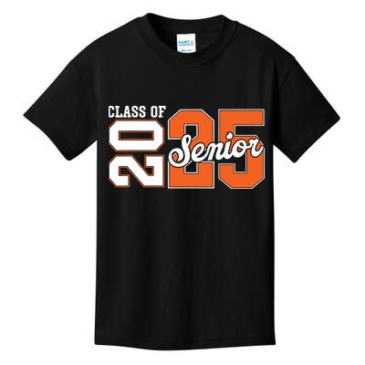 Class Of 2025 Senior 2025 Back To School 2025 Graduation 25 Kids T-Shirt