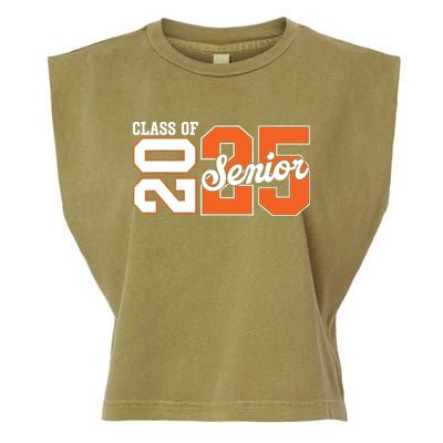 Class Of 2025 Senior 2025 Back To School 2025 Graduation 25 Garment-Dyed Women's Muscle Tee