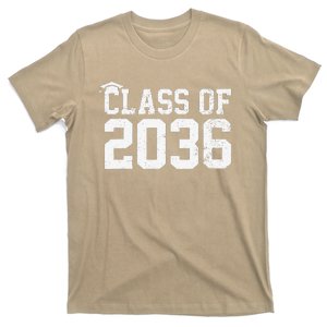 Class Of 2036 Grow With Me Graduation First Day Of School T-Shirt