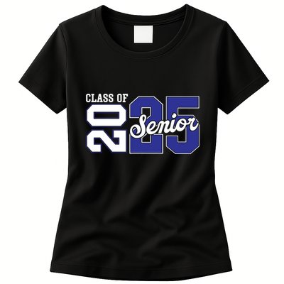 Class Of 2025 Senior 2025 Back To School 2025 Graduation 25 Womens T-Shirt