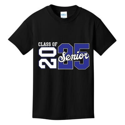 Class Of 2025 Senior 2025 Back To School 2025 Graduation 25 Kids T-Shirt