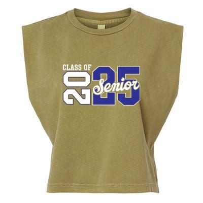 Class Of 2025 Senior 2025 Back To School 2025 Graduation 25 Garment-Dyed Women's Muscle Tee