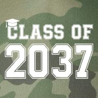 Class Of 2037 Pre K Grow With Me Graduation Legacy Tie Dye Trucker Hat