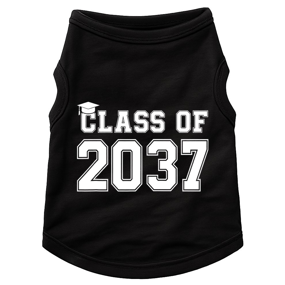 Class Of 2037 Pre K Grow With Me Graduation Doggie Tank