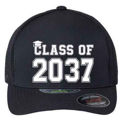 Class Of 2037 Pre K Grow With Me Graduation Flexfit Unipanel Trucker Cap
