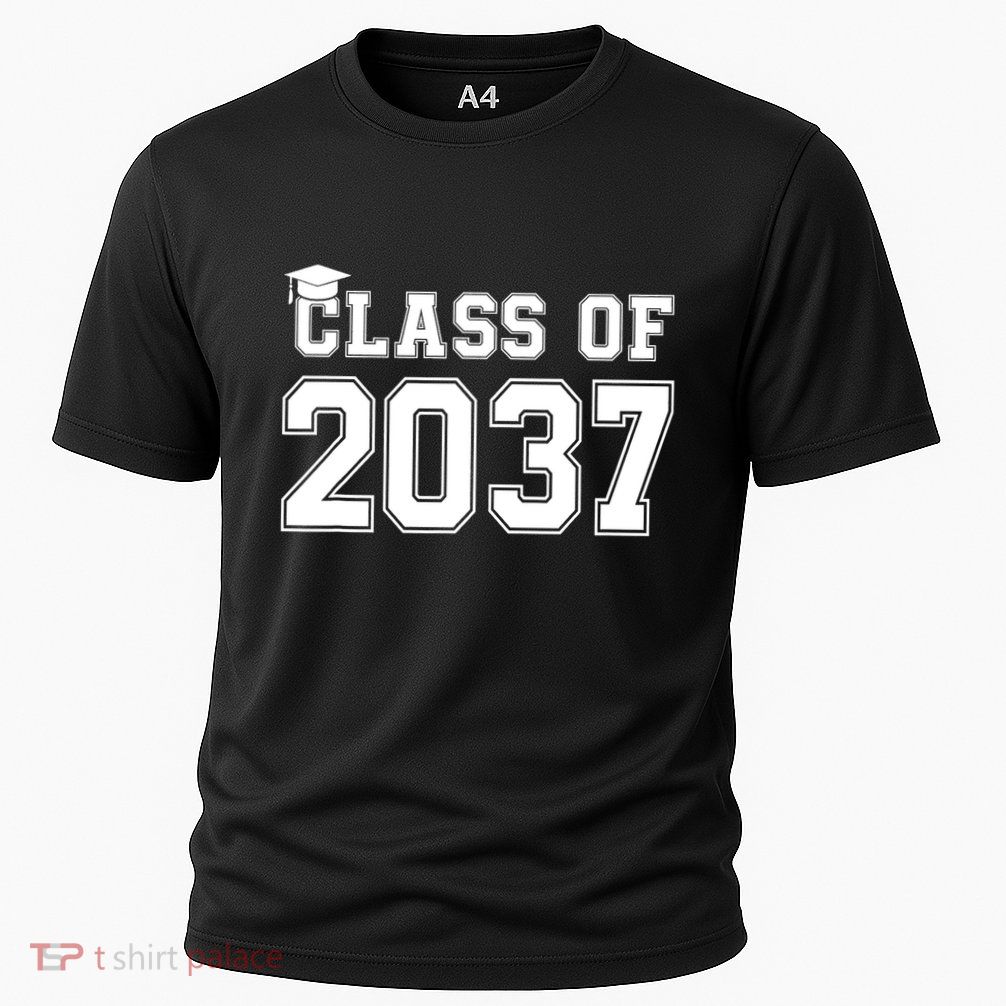 Class Of 2037 Pre K Grow With Me Graduation Performance Shirt