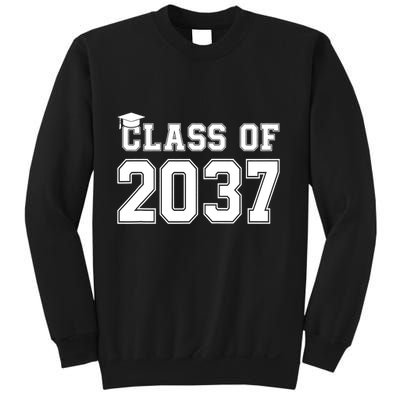 Class Of 2037 Pre K Grow With Me Graduation Sweatshirt