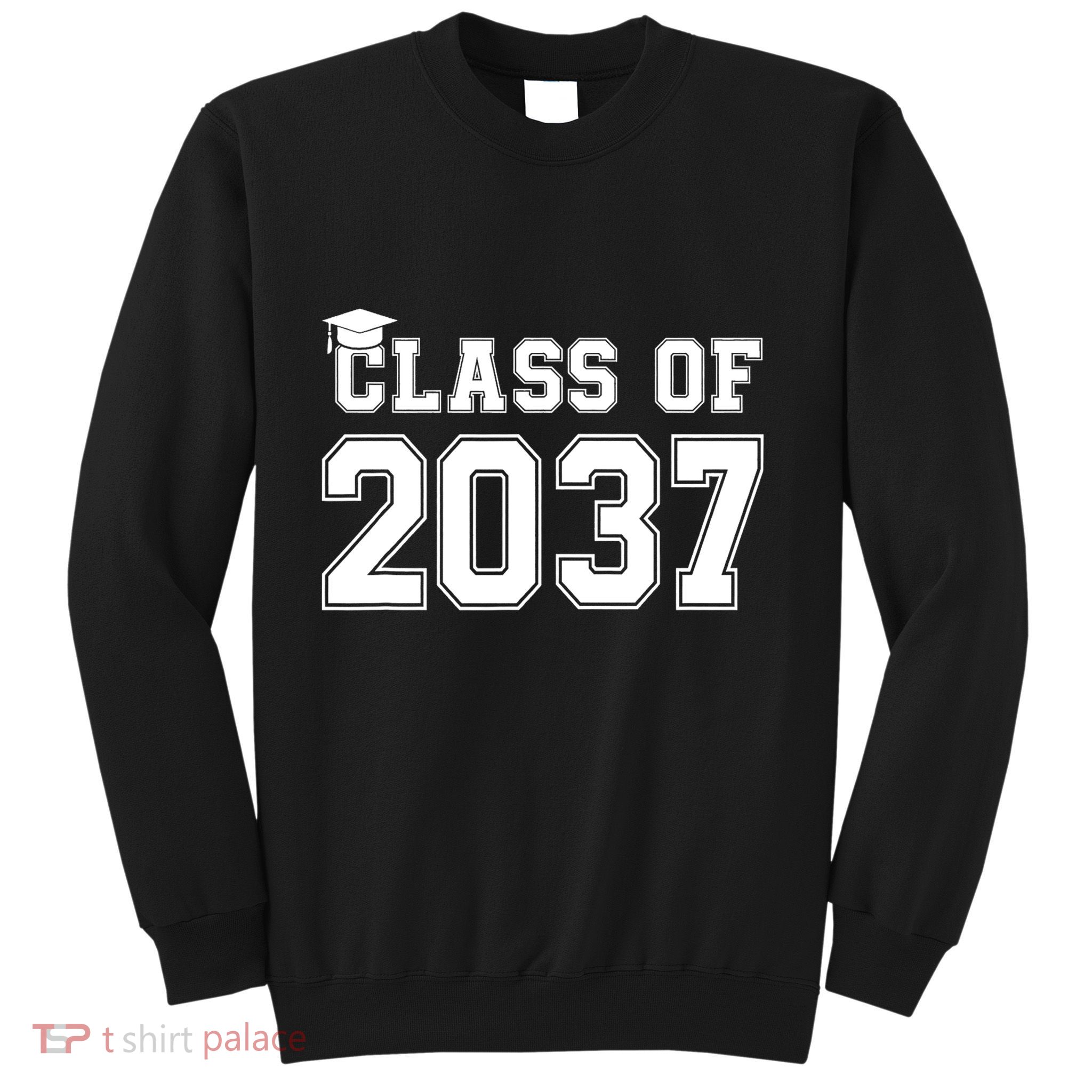 Class Of 2037 Pre K Grow With Me Graduation Sweatshirt