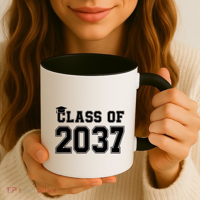 Class Of 2037 Pre K Grow With Me Graduation Mug