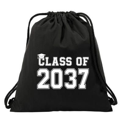 Class Of 2037 Pre K Grow With Me Graduation Drawstring Bag