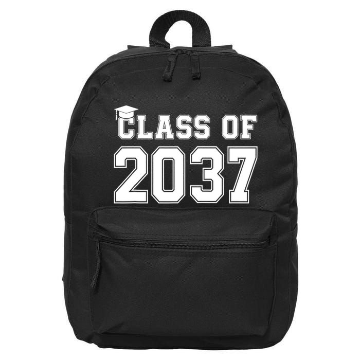 Class Of 2037 Pre K Grow With Me Graduation 16 in Basic Backpack