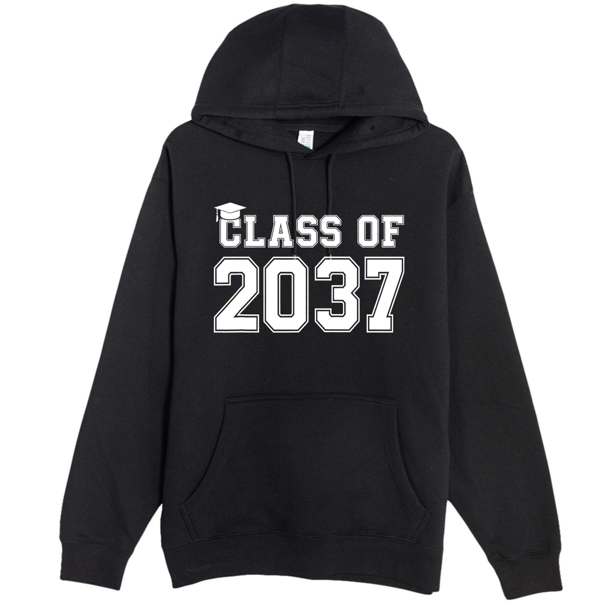 Class Of 2037 Pre K Grow With Me Graduation Premium Pullover Hoodie
