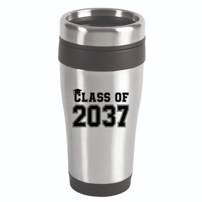 Class Of 2037 Pre K Grow With Me Graduation 16oz Travel Tumbler
