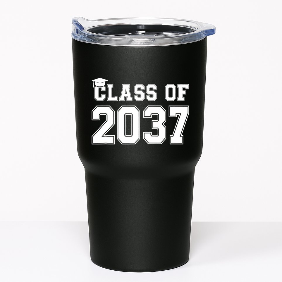 Class Of 2037 Pre K Grow With Me Graduation Tumbler