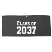 Class Of 2037 Pre K Grow With Me Graduation Large Microfiber Waffle Golf Towel