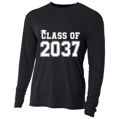 Class Of 2037 Pre K Grow With Me Graduation Cooling Performance Long Sleeve Crew