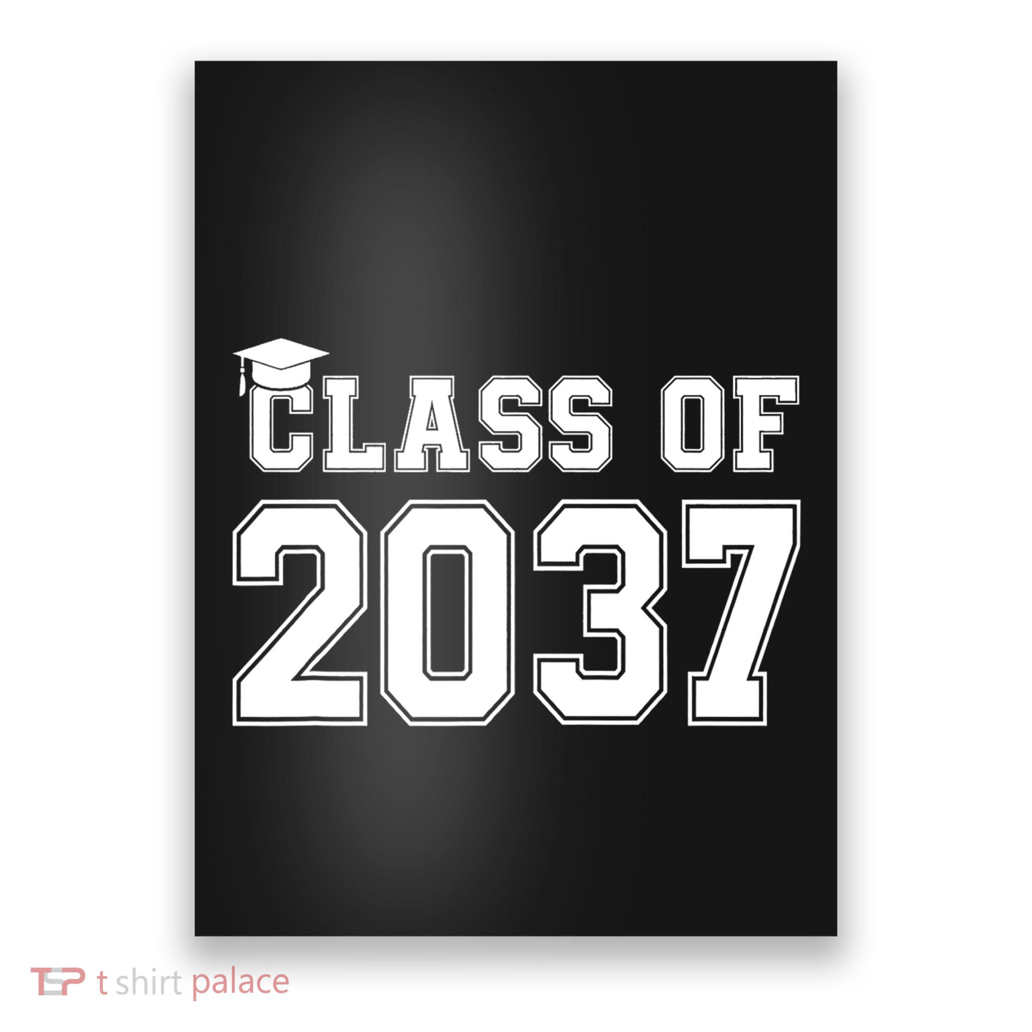 Class Of 2037 Pre K Grow With Me Graduation Poster