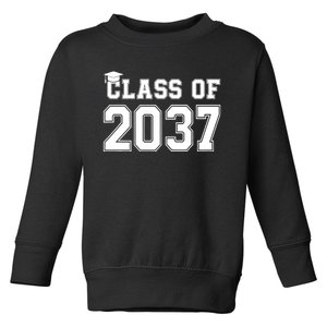 Class Of 2037 Pre K Grow With Me Graduation Toddler Sweatshirt