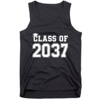Class Of 2037 Pre K Grow With Me Graduation Tank Top
