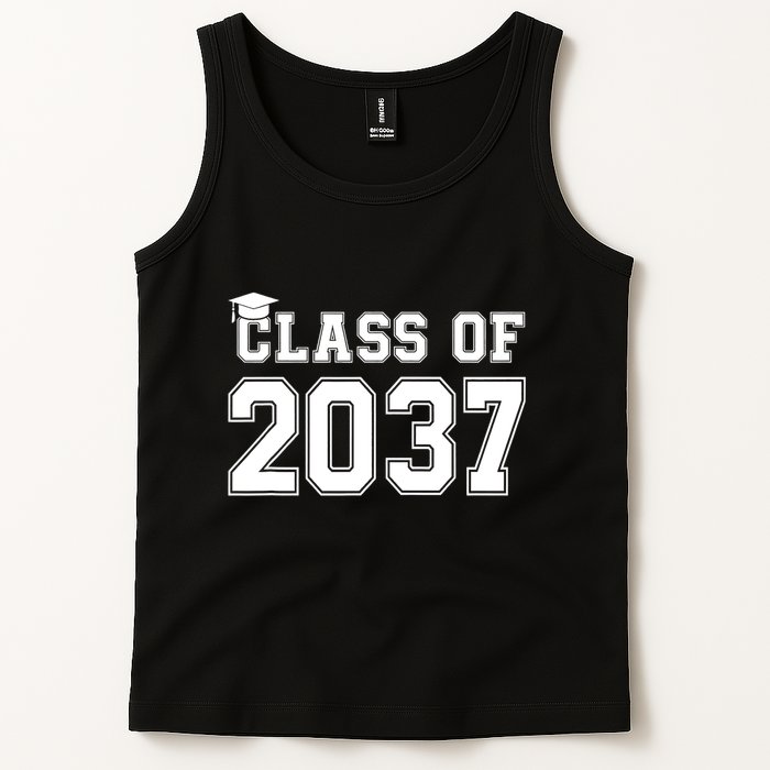 Class Of 2037 Pre K Grow With Me Graduation Tank Top