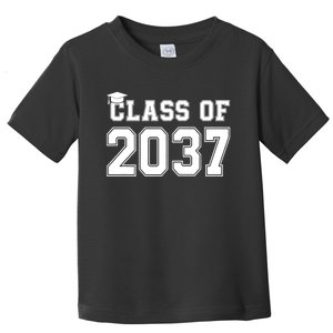 Class Of 2037 Pre K Grow With Me Graduation Toddler T-Shirt