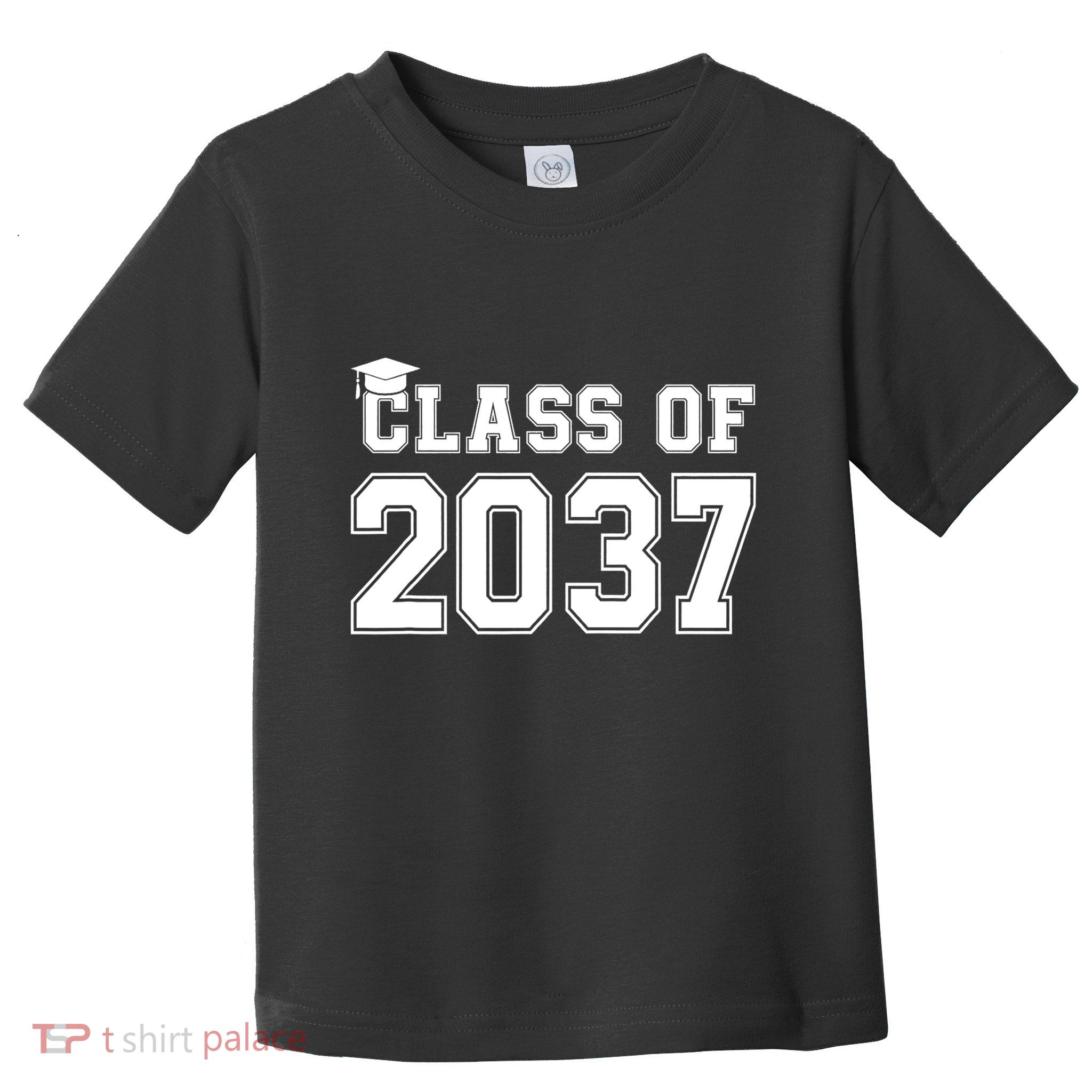 Class Of 2037 Pre K Grow With Me Graduation Toddler T-Shirt