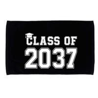 Class Of 2037 Pre K Grow With Me Graduation Microfiber Hand Towel