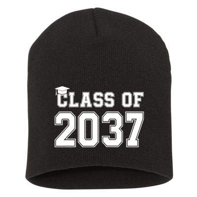 Class Of 2037 Pre K Grow With Me Graduation Short Acrylic Beanie