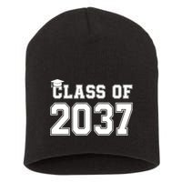 Class Of 2037 Pre K Grow With Me Graduation Short Acrylic Beanie