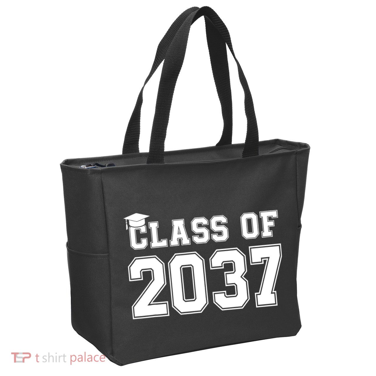 Class Of 2037 Pre K Grow With Me Graduation Zip Tote Bag