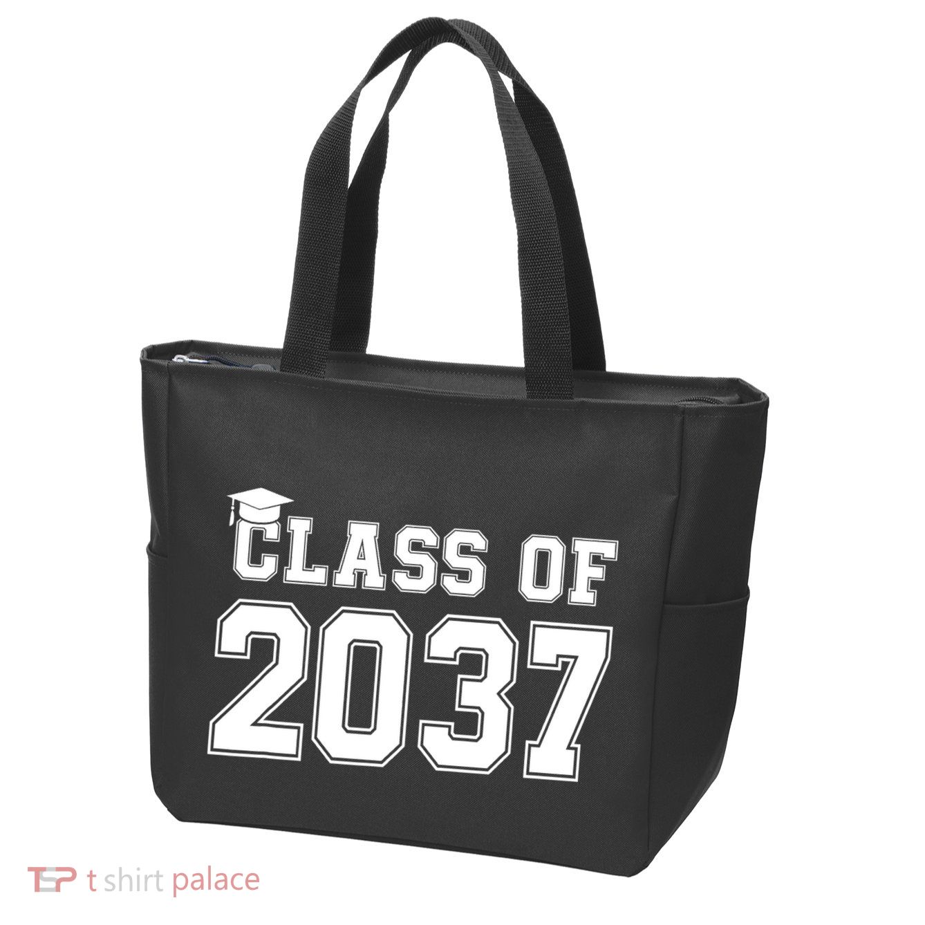 Class Of 2037 Pre K Grow With Me Graduation Zip Tote Bag