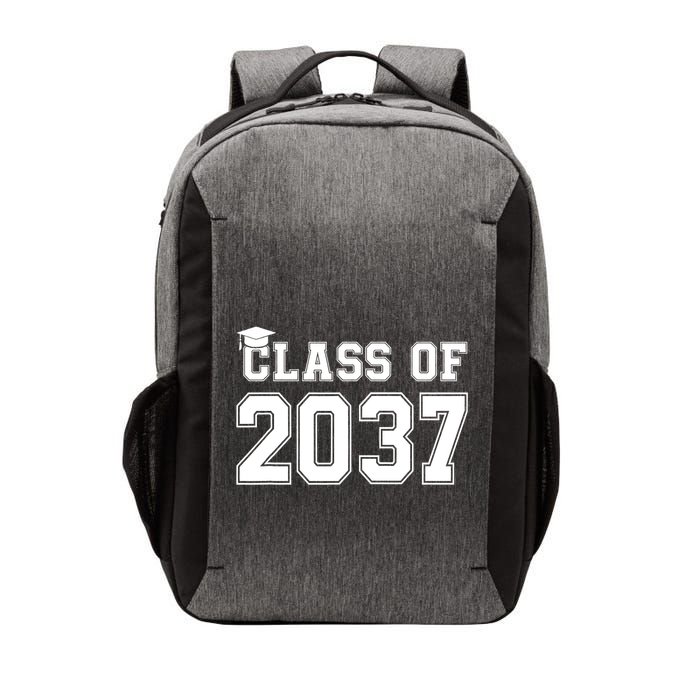 Class Of 2037 Pre K Grow With Me Graduation Vector Backpack