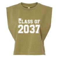 Class Of 2037 Pre K Grow With Me Graduation Garment-Dyed Women's Muscle Tee