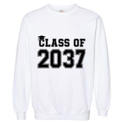 Class Of 2037 Pre K Grow With Me Graduation Garment-Dyed Sweatshirt