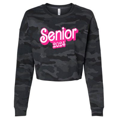 Class Of 2024 Senior Gifts Funny Seniors 2024 Cropped Pullover Crew