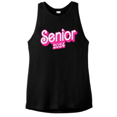 Class Of 2024 Senior Gifts Funny Seniors 2024 Ladies PosiCharge Tri-Blend Wicking Tank