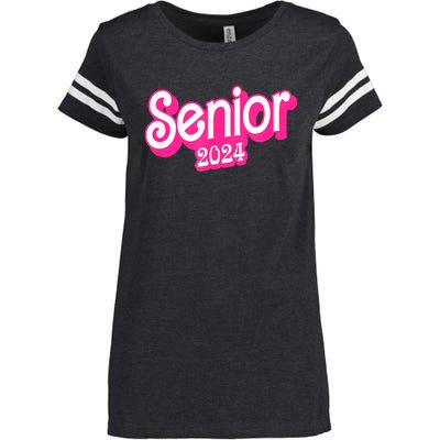 Class Of 2024 Senior Gifts Funny Seniors 2024 Enza Ladies Jersey Football T-Shirt