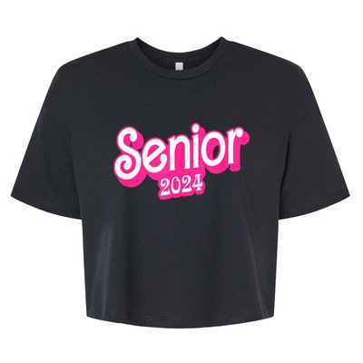 Class Of 2024 Senior Gifts Funny Seniors 2024 Bella+Canvas Jersey Crop Tee