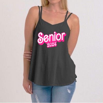 Class Of 2024 Senior Gifts Funny Seniors 2024 Women's Strappy Tank