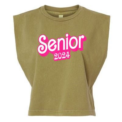 Class Of 2024 Senior Gifts Funny Seniors 2024 Garment-Dyed Women's Muscle Tee