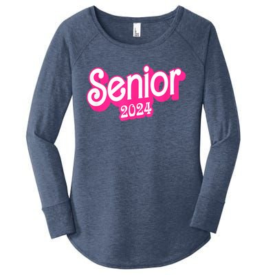 Class Of 2024 Senior Gifts Funny Seniors 2024 Women's Perfect Tri Tunic Long Sleeve Shirt