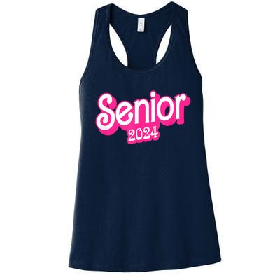 Class Of 2024 Senior Gifts Funny Seniors 2024 Women's Racerback Tank