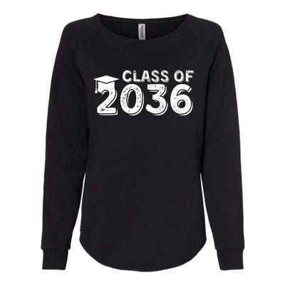 Class Of 2036 Senior Graduation 2036 Womens California Wash Sweatshirt