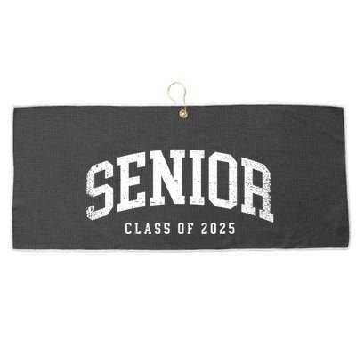 Class Of 2025 Senior 2025 Graduation 2025 Back To School Large Microfiber Waffle Golf Towel