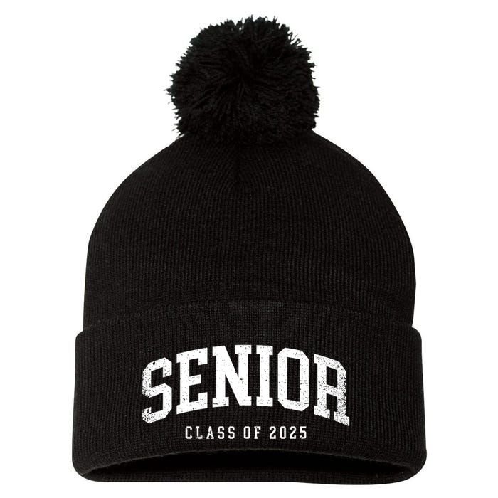 Class Of 2025 Senior 2025 Graduation 2025 Back To School Pom Pom 12in Knit Beanie