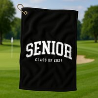 Class Of 2025 Senior 2025 Graduation 2025 Back To School Golf Towel