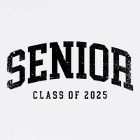 Class Of 2025 Senior 2025 Graduation 2025 Back To School Garment-Dyed Sweatshirt