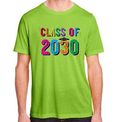 CLASS OF 2030 Grow With Me First Day Of School Adult ChromaSoft Performance T-Shirt