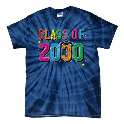 CLASS OF 2030 Grow With Me First Day Of School Tie-Dye T-Shirt